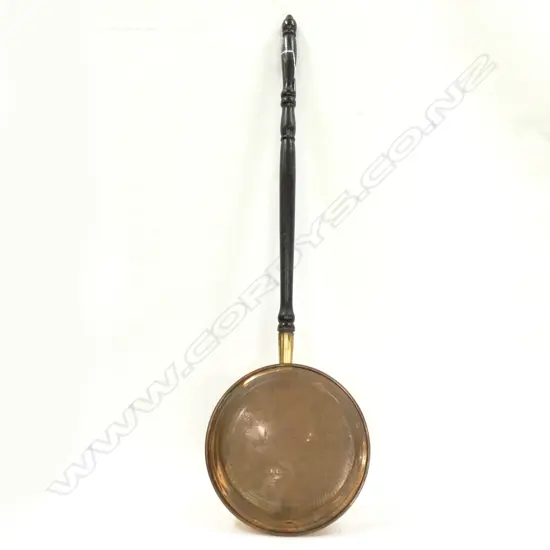 VINTAGE COPPER BED WARMER L. 1010MM