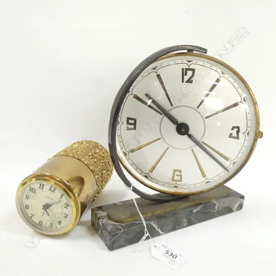 2 MIDCENTURY RETRO CLOCKS  