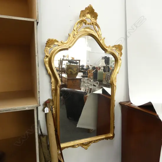 VINTAGE GILT FRAME MIRROR 1080 X 620MM ONE OF A PAIR