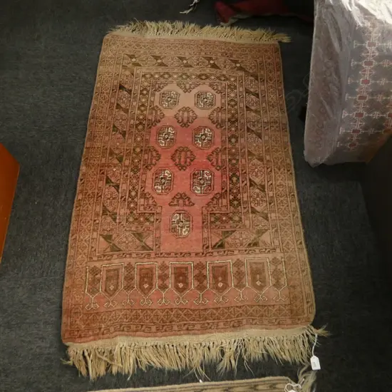 ALL WOOL HAND KNOTTED RUG FADING 1200 X 780MM