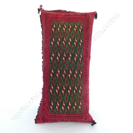 LARGE AFGHAN BALOCHI HAND KNOTTED CUSHION 1000X500MM