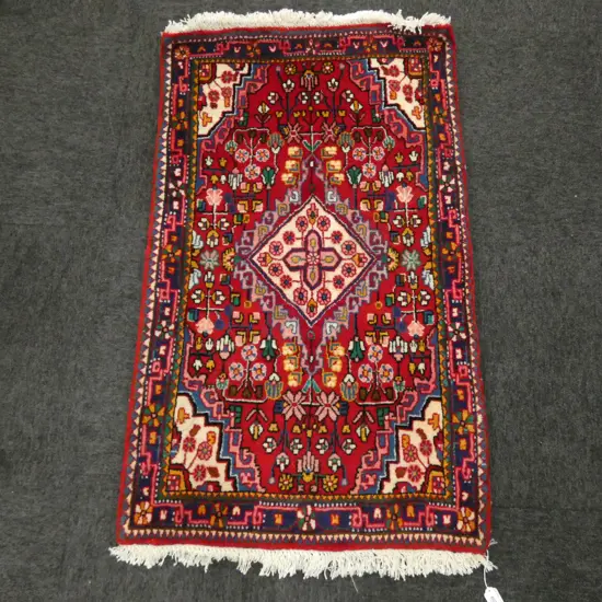 (279G) PERSIAN H/KNOTTED MALAYER RUG 1050 x 630 mm