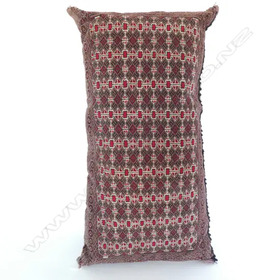 LARGE AFGHAN BALOCHI HAND KNOTTED CUSHION 1100X550MM