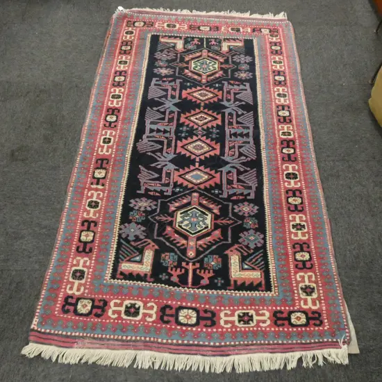 CAUCASIAN ALL WOOL HAND KNOTTED PERSIAN RUG...