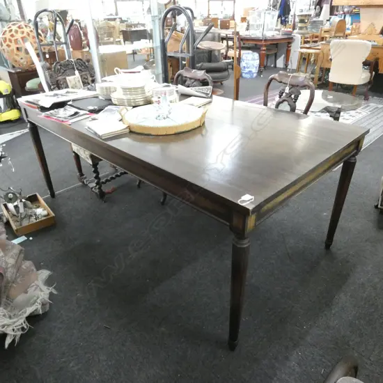 SOLID MAHOGANY DINING TABLE 1920 X 985MM
