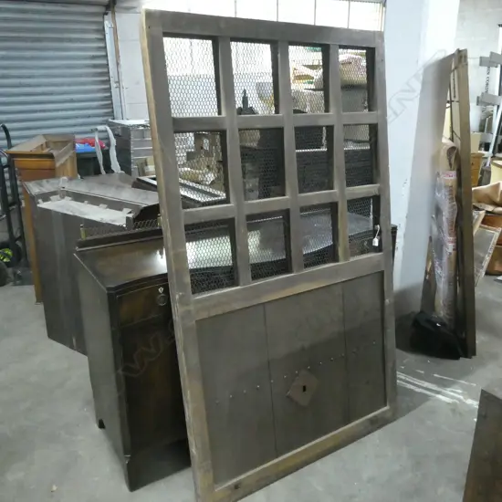 HEAVY 'KURA-DO' STOREHOUSE DOOR FROM NIIGATA PREFECTURE. 1850 X 1100MM