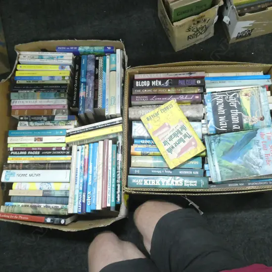 2 BOXES OF NZ LITERATURE