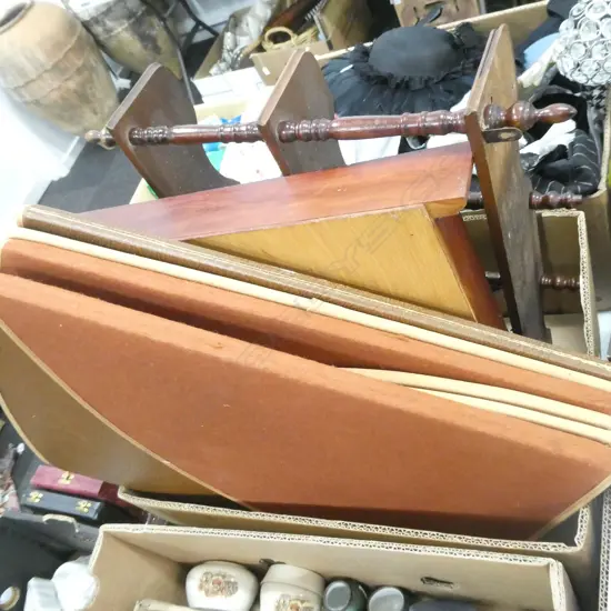 BOX LOT ASST. WOODEN SHELVES ETC