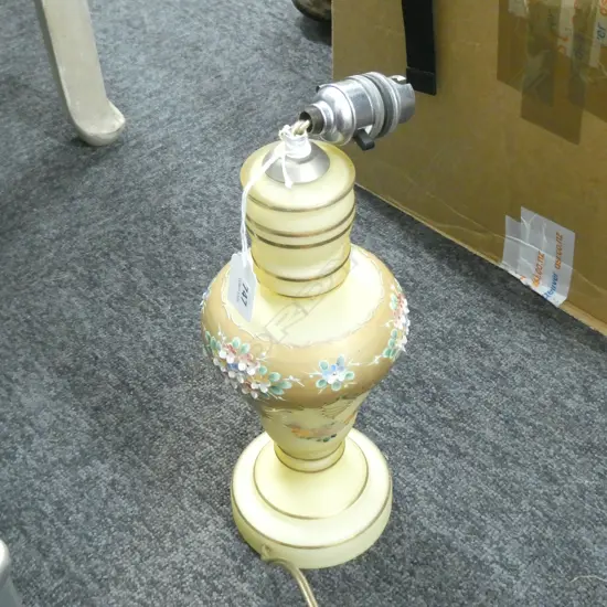 VENETIAN STYLE GLASS LAMP H. 280MM