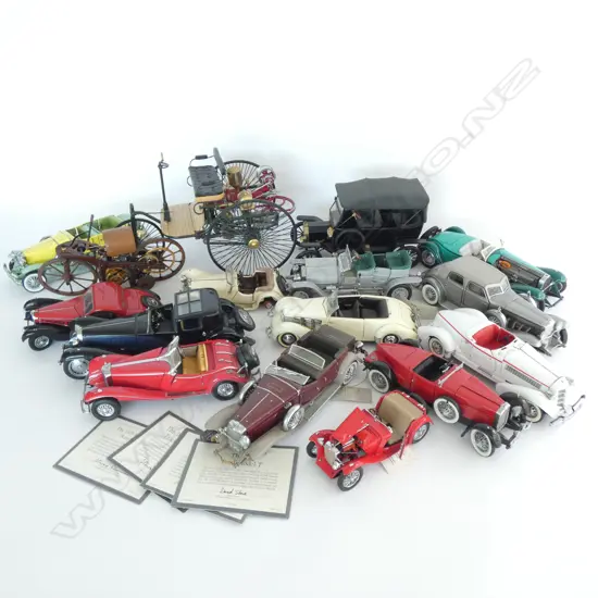 BOX LOT ASST. VINTAGE MODEL CARS 