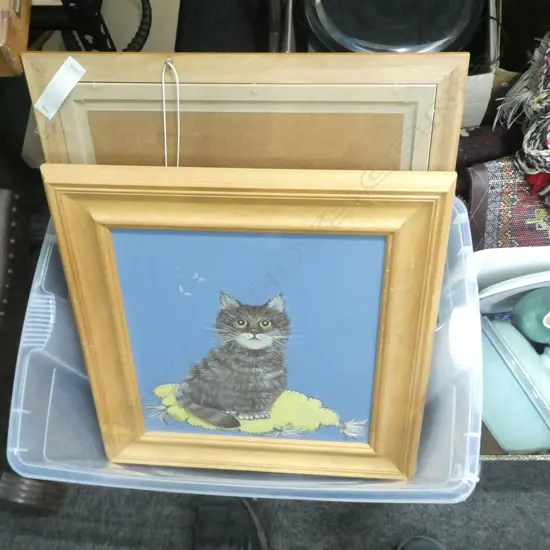 BOX LOT ASST. ARTWORKS 