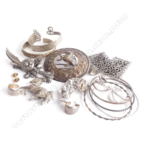 ASST. SILVER TONE JEWELLERY