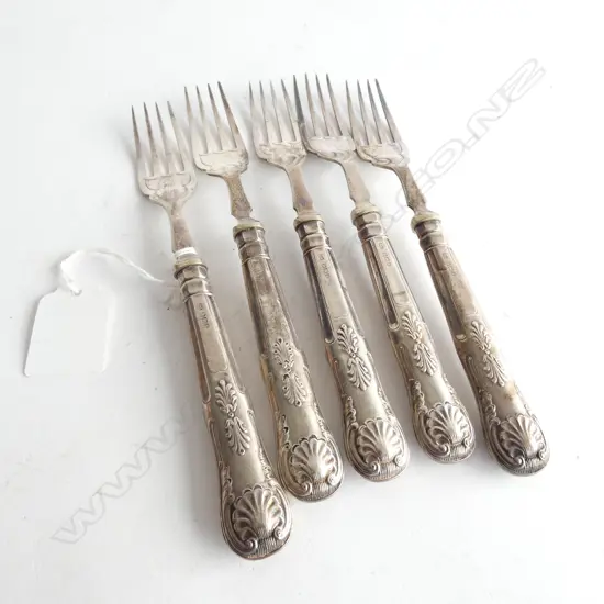 STG SILVER HANDLED FISH SET SHEFFIELD