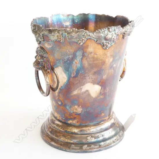 ENGRAVED EP CHAMPAGNE BUCKET H.200mm