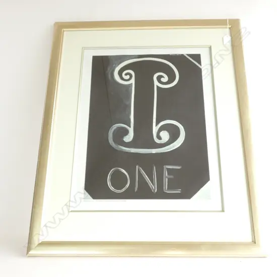 COLIN MCCAHON PRINT 'KORU NO. 1' 450x335mm