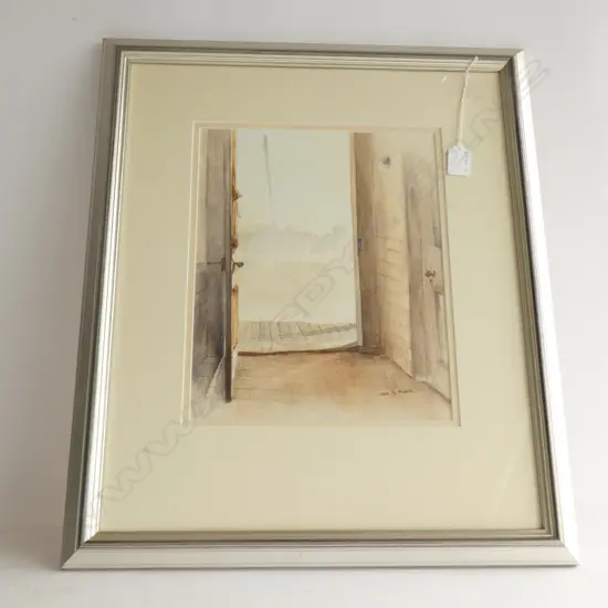 JOHN PRINCE WATER COLOUR - OLD DOORWAY