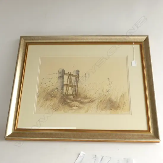 JOHN PRINCE WATER COLOUR - OLD GATE