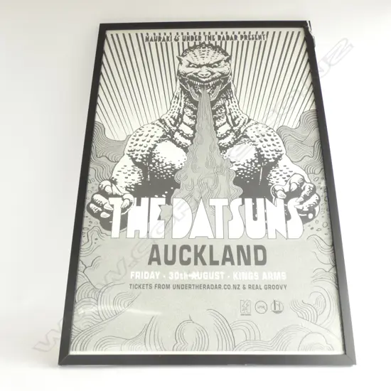 NZ MUSIC POSTER - DATSONS TOUR AUCKLAND