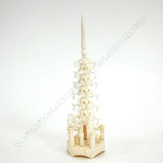 CHINESE IVORY PAGODA (W.W.)