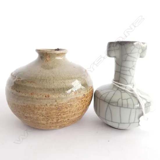 2 SMALL CHINESE VASES H. 80MM