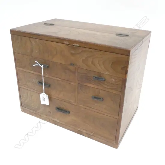 VINTAGE JAPANESE 'Hari-Bako' SEWING BOX