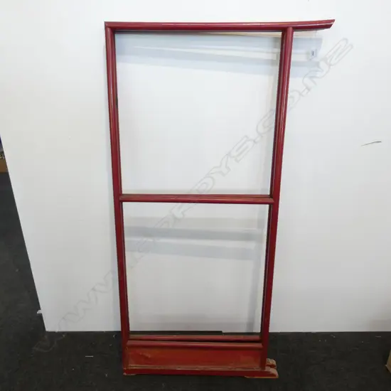 JAPANESE KIMONO STAND RED LACQUER H. 1370MM