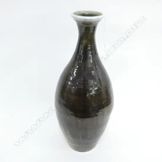 LARGE NZ STUDIO POTTERY FLOOR VASE H.540mm