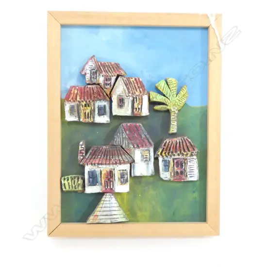 STEPHANIE CRISP CERAMIC HOUSES 190x140mm