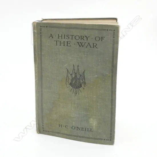 'A HISTORY OF THE WAR' BOOK C.1920
