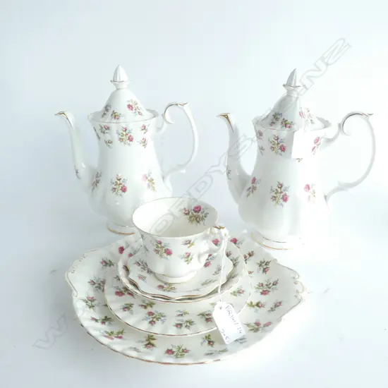 2 R/ALBERT 'WINSOME' COFFEE POTS + 5 PCES