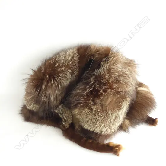 SILVER FOX FUR STOLE A/F