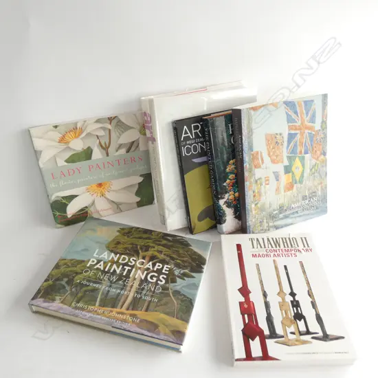 7 MOSTLY NZ ART BOOKS 