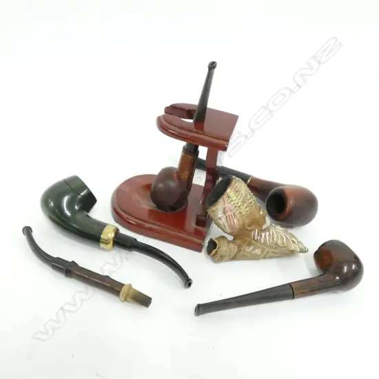 PIPE STAND WITH 5 ASST PIPES