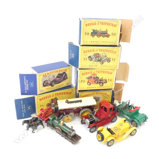 SIX MATCHBOX "MODELS OF YESTERYEAR" (W.W.)