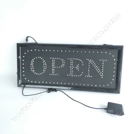 L.E.D. 'OPEN' SIGN L. 535MM