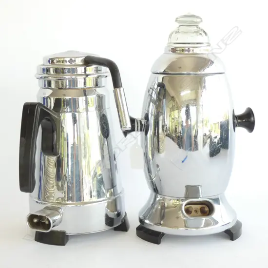 2 COFFEE MAKERS; SWISS PARADISO & QUELLUX BAYERN H.300mm