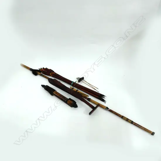 ASIAN BLOW PIPE AND DARTS, ETC  (W.W.)