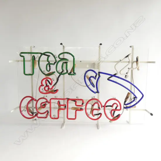 TEA & COFFEE NEON SIGN 480x810mm