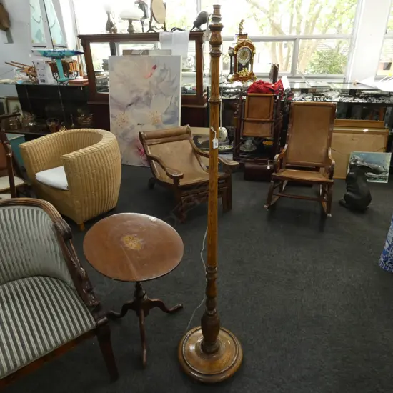 OAK FLOOR LAMP WORKING