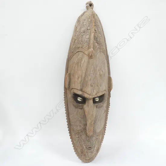 VINTAGE COASTAL SEPIK MASK, PAPUA NEW GUINEA, 630mm