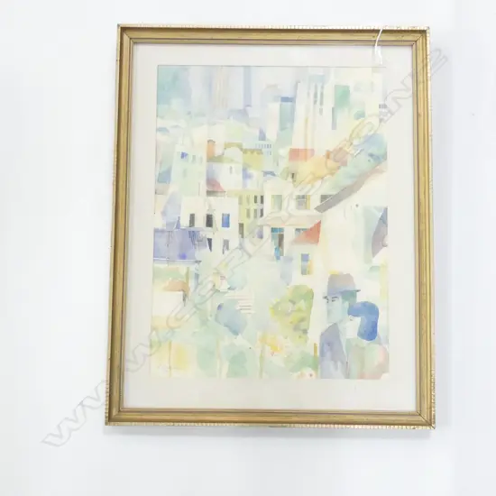 LORE BURBRIDGE W/C 'THE INHERITORS' '83 380x285mm