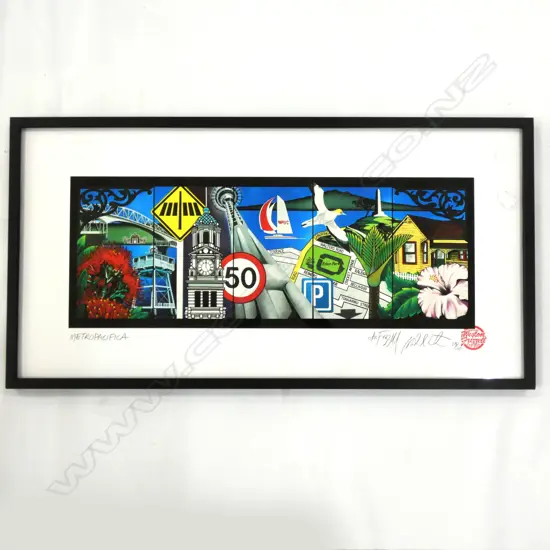 OTIS FRIZZELL 'METROPACIFICA' 38/180 PRINT 500 X 1000mm