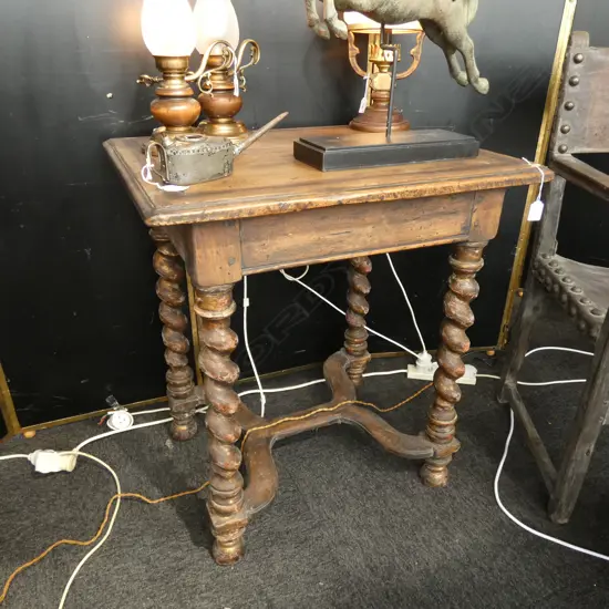 BARLEY TWIST TABLE...