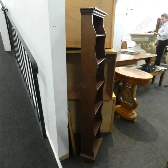 TALL NARROW BOOKCASE W.345mm H.1390mm