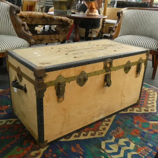 STEAMER TRUNK...