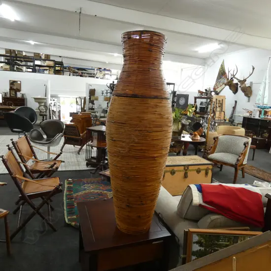 2 PART TALL CANE VASE H.1310mm