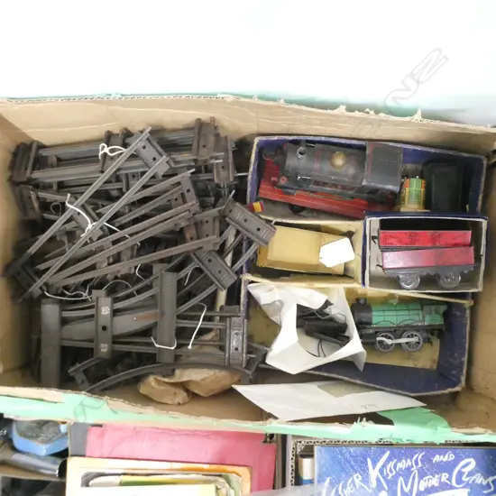 BOX LOT VINTAGE HORNBY TRAINSET 