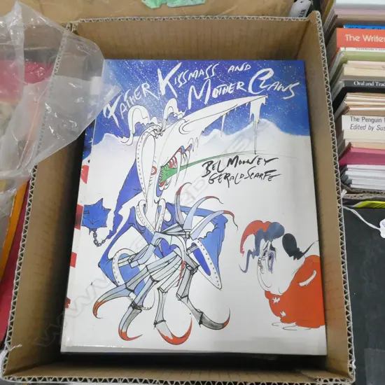 BOX LOT RALPH STEADMAN ILLUSTRATION BOOKS