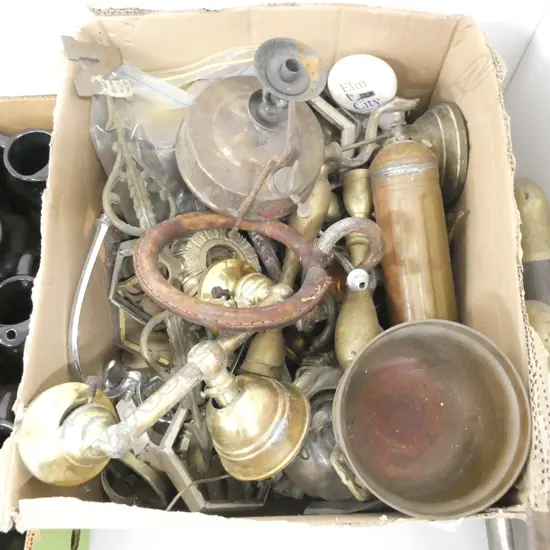 LOT ASST BRASS FITTINGS /TOOLS ETC