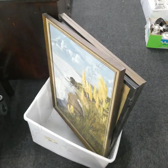 BOX LOT ASST. ARTWORKS